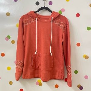 Panhandle Hoodie Orange with Embroidery L